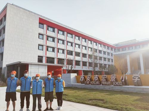西安宏景小學(xué)除甲醛施工案例